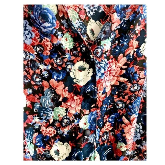 Zara floral print v back mini dress, Size M - Picture 9 of 13
